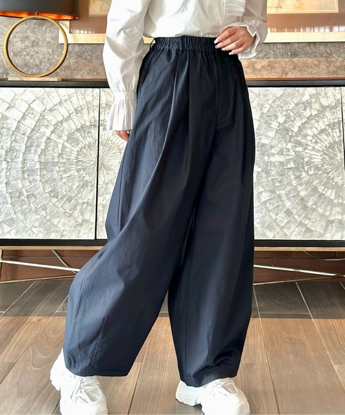 Burner(バーナー)の「ツータックイージーバルーンバギーパンツ(その他パンツ・レディース・サックスブルー/ダークグリーン/グリーン/ベージュ/ダークベージュ/ネイビー/ブラック/ライトグレー・マルチサイズ)」の12枚目の写真