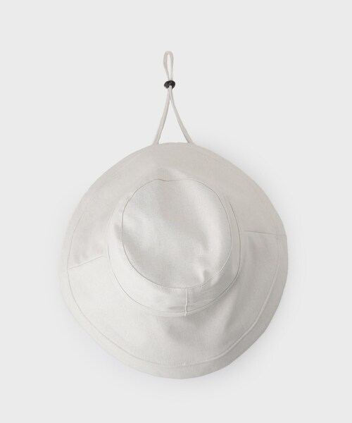 UNTITLED（アンタイトル）の「【遮熱・UVカット・ウォッシャブル】つば広HAT（ハット・レディース・ブラック/オフホワイト・99）」の11枚目の写真