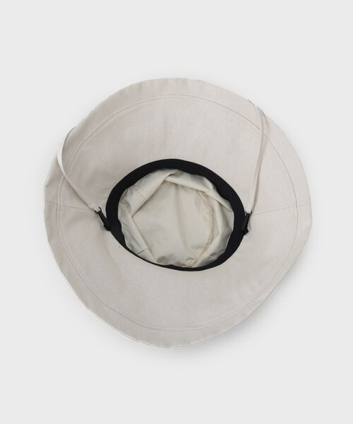 UNTITLED（アンタイトル）の「【遮熱・UVカット・ウォッシャブル】つば広HAT（ハット・レディース・ブラック/オフホワイト・99）」の10枚目の写真