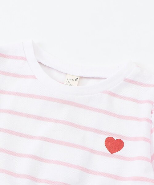 apres les cours（アプレレクール）の「ペプラムパフ半袖Tシャツ/7days Style（Tシャツ/カットソー・キッズ・ブラック/アイボリー/サックスブルー/その他2/ラベンダー/ピンク・110/120/130/140/80/90/100）」の9枚目の写真