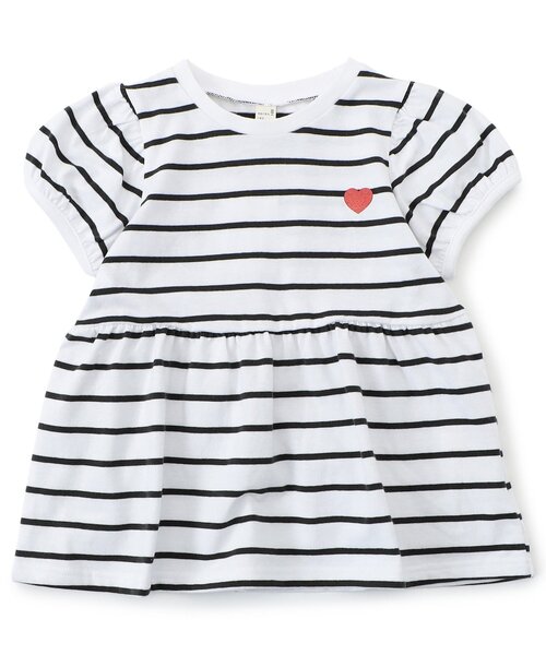 apres les cours（アプレレクール）の「ペプラムパフ半袖Tシャツ/7days Style（Tシャツ/カットソー・キッズ・ブラック/アイボリー/サックスブルー/その他2/ラベンダー/ピンク・110/120/130/140/80/90/100）」の13枚目の写真