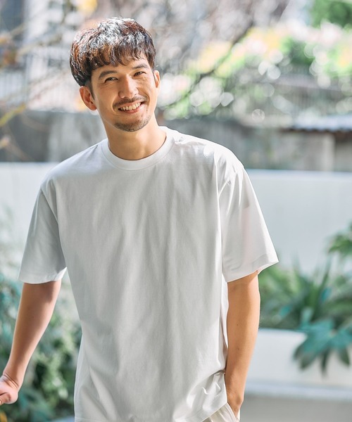 FOUND GOOD（ファウンドグッド）の「プレーティングテンジクT（Tシャツ/カットソー・メンズ・グレー系/ブラック/ホワイト系1/ブルー系・XL/L/M/S）」の2枚目の写真