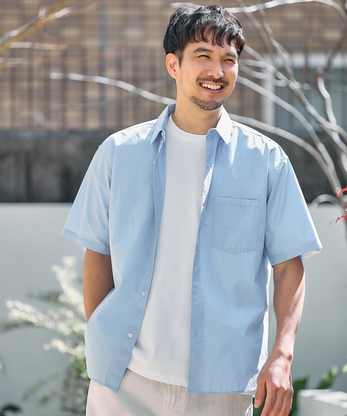 FOUND GOOD（ファウンドグッド）の「プレーティングテンジクT（Tシャツ/カットソー・メンズ・グレー系/ブラック/ホワイト系1/ブルー系・XL/L/M/S）」の7枚目の写真