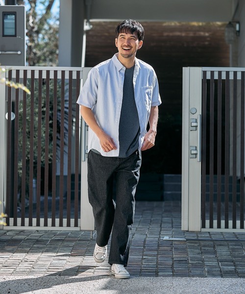 FOUND GOOD（ファウンドグッド）の「プレーティングテンジクT（Tシャツ/カットソー・メンズ・グレー系/ブラック/ホワイト系1/ブルー系・XL/L/M/S）」の15枚目の写真