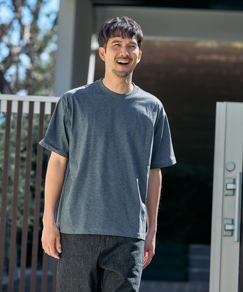 FOUND GOOD（ファウンドグッド）の「プレーティングテンジクT（Tシャツ/カットソー・メンズ・グレー系/ブラック/ホワイト系1/ブルー系・XL/L/M/S）」の17枚目の写真