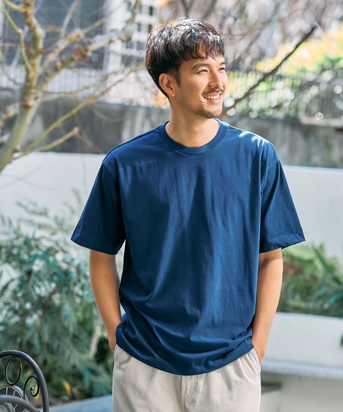 FOUND GOOD（ファウンドグッド）の「プレーティングテンジクT（Tシャツ/カットソー・メンズ・グレー系/ブラック/ホワイト系1/ブルー系・XL/L/M/S）」の21枚目の写真