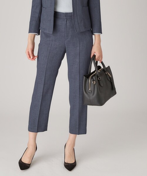 COUP DE CHANCE(クードシャンス)の「【手洗い可/日本製】タックテーパードパンツ(その他パンツ・レディース・ブラウン系/ブラック/ナチュラル/ダークグレー/ブルー/ホワイト・38/36/40/34/42)」の7枚目の写真