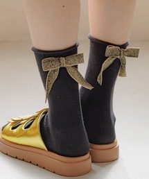 niko and... | オリジナルラメリボンソックス(ソックス/靴下)