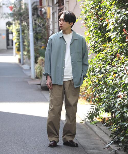BACK NUMBER(バックナンバー)の「BACK NUMBER(バックナンバー)レーヨン麻混オープンカラーシャツ(シャツ/ブラウス・メンズ・ブラウン/オリーブ・XL/L/M/S)」の12枚目の写真