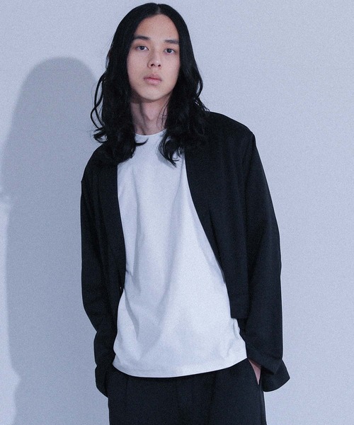 MDR(エムディアール)の「SOLOTEX スロープネック半袖Tシャツ(Tシャツ/カットソー・メンズ・チャコール/ホワイト/ブラック・M/L)」の17枚目の写真
