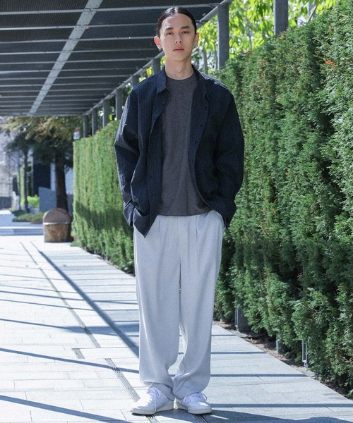 MDR(エムディアール)の「SOLOTEX スロープネック半袖Tシャツ(Tシャツ/カットソー・メンズ・チャコール/ホワイト/ブラック・M/L)」の22枚目の写真