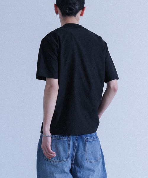 MDR(エムディアール)の「SOLOTEX スロープネック半袖Tシャツ(Tシャツ/カットソー・メンズ・チャコール/ホワイト/ブラック・M/L)」の19枚目の写真