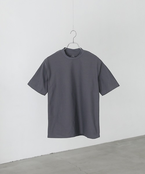 MDR(エムディアール)の「SOLOTEX スロープネック半袖Tシャツ(Tシャツ/カットソー・メンズ・チャコール/ホワイト/ブラック・M/L)」の14枚目の写真
