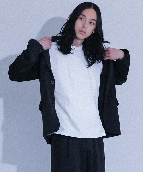 MDR(エムディアール)の「SOLOTEX スロープネック半袖Tシャツ(Tシャツ/カットソー・メンズ・チャコール/ホワイト/ブラック・M/L)」の16枚目の写真