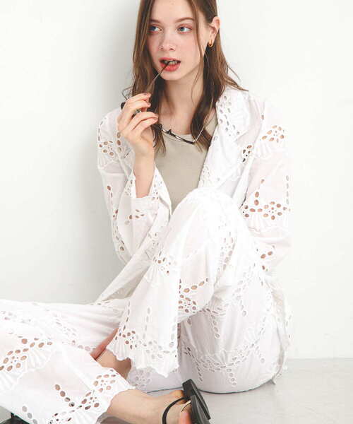Sonny Label コットンレースイージーパンツ URBAN RESEARCH Sonny Label 【アーバンリサーチサニーレーベル