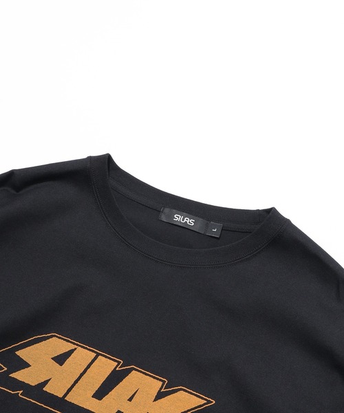 SILAS(サイラス)の「WOBBLY ROCK LOGO S/S TEE(Tシャツ/カットソー・メンズ・ブラック/ホワイト/アッシュ・M/L/XL)」の6枚目の写真