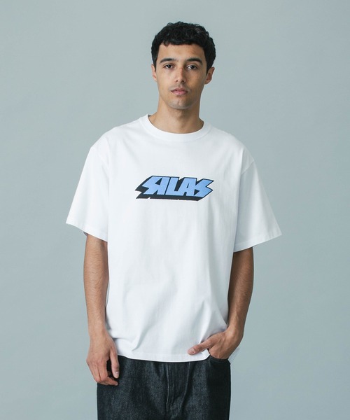 SILAS(サイラス)の「WOBBLY ROCK LOGO S/S TEE(Tシャツ/カットソー・メンズ・ブラック/ホワイト/アッシュ・M/L/XL)」の8枚目の写真