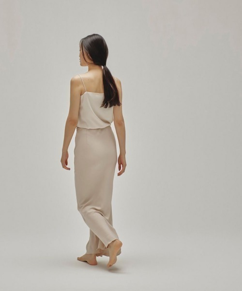 TODAYFUL/トゥデイフル】Backsatin Pencil Skirt/バックサテン