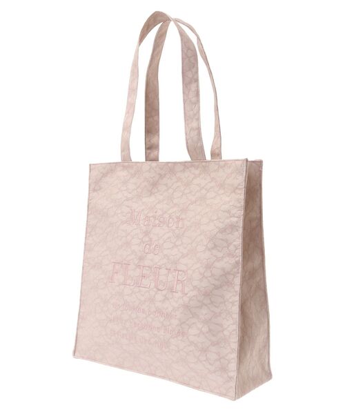 レースロゴ刺繍スクエアトートバッグ（トートバッグ）｜Maison