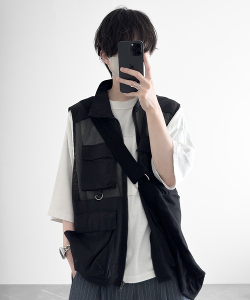 RUUBON（ルーボン）の「【RUUBON】damage pigment cotton Tee / ダメージピグメントコットンTシャツ（Tシャツ/カットソー・メンズ・ライトグレー/チャコールグレー・S/M/L）」の14枚目の写真