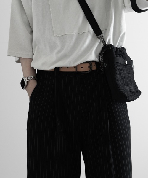 RUUBON（ルーボン）の「【RUUBON】damage pigment cotton Tee / ダメージピグメントコットンTシャツ（Tシャツ/カットソー・メンズ・ライトグレー/チャコールグレー・S/M/L）」の5枚目の写真