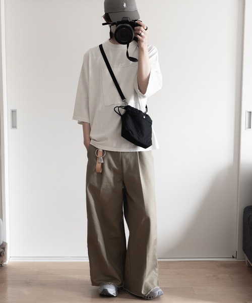 RUUBON（ルーボン）の「【RUUBON】damage pigment cotton Tee / ダメージピグメントコットンTシャツ（Tシャツ/カットソー・メンズ・ライトグレー/チャコールグレー・S/M/L）」の7枚目の写真