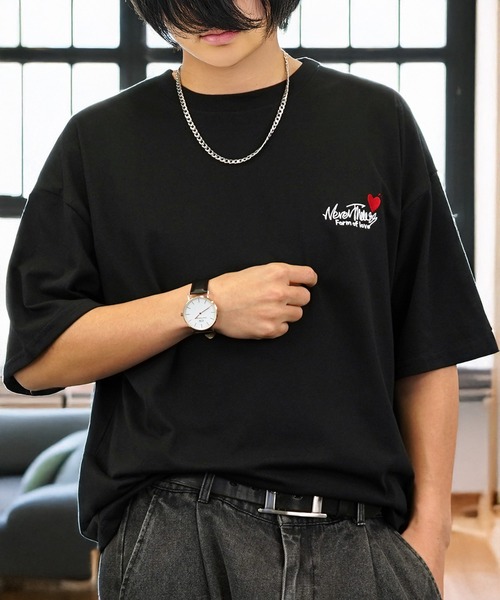 L'atelier(ラトリエ)の「ワイド 半袖 Tシャツ ロゴ ハート 黒猫 刺繍(Tシャツ/カットソー・メンズ・ホワイト系その他4/ブラック系その他4/グリーン系その他3/ピンク系4/グリーン系4/ブラック系3/ブラック系その他2/ブルー系その他2/ネイビー系3/グレー系その他2/ブラック系その他3/ホワイト系その他2/ホワイト系その他5/ホワイト系その他6/ブラック系その他5/グレー系その他3/ホワイト系その他7/ホワイト系1/ホワイト系3/グリーン系2/ネイビー系2/ブラック系1/ブラック系2/ブラック系9/ブラック系6/ブラック系8/ブラック系その他6/ホワイト系6/ホワイト系8/グリーン系6/ホワイト系5/ブラック系4/ブラック系その他/ブラック系7/ブラック系5/ネイビー系5/ホワイト系7/ブラック系その他7/ホワイト系4/その他1/その他2/ホワイト系その他3/ブラック/スミクロ/ホワイト系その他/その他3/その他5/その他4/その他6/その他8/その他7/その他9/その他11/その他10/その他13/その他12・M/L/LL/FREE)」の21枚目の写真