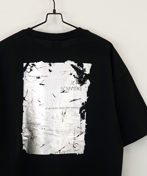 ワイド 半袖 Tシャツ ロゴ サークル ハート 刺繍（Tシャツ