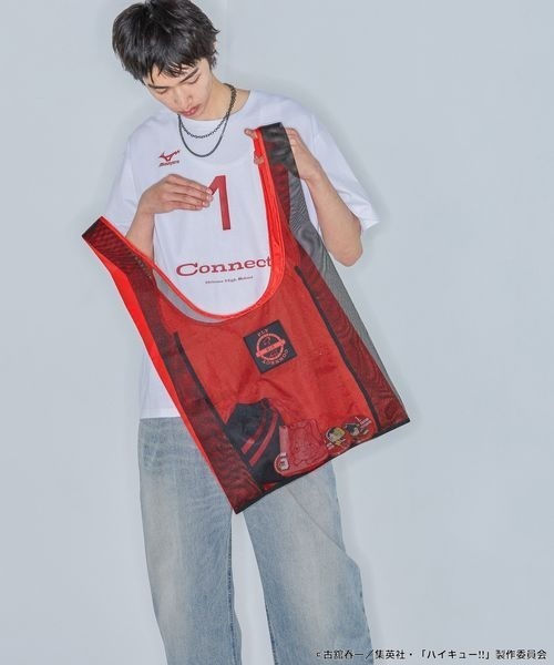 JEANASIS(ジーナシス)の「【ハイキュー!!】メッシュトートBAG/323882(トートバッグ・レディース・オレンジ系その他/レッド系その他・FREE)」の18枚目の写真