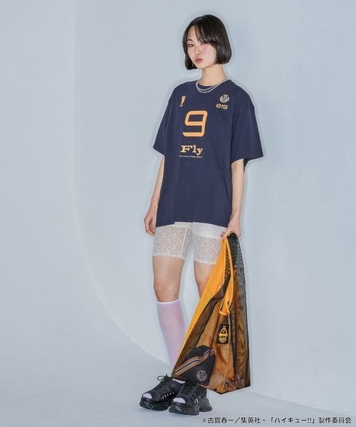 JEANASIS(ジーナシス)の「【ハイキュー!!】メッシュトートBAG/323882(トートバッグ・レディース・オレンジ系その他/レッド系その他・FREE)」の13枚目の写真