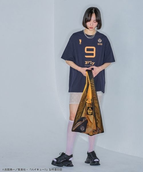 JEANASIS(ジーナシス)の「【ハイキュー!!】メッシュトートBAG/323882(トートバッグ・レディース・オレンジ系その他/レッド系その他・FREE)」の14枚目の写真