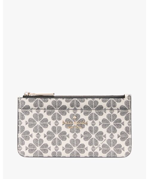 即納! 【Kate Spade】フローラル ラージ スリム カード ホルダー セール】スペード フラワー ラージ スリム カード ホルダー