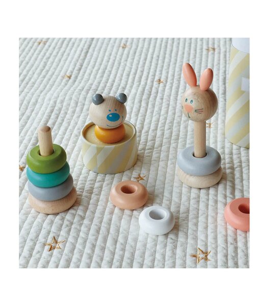 apres les cours(アプレレクール)の「ANIMAL STACKING(アニマル スタッキング)(その他雑貨・キッズ・ブルー/ピンク・FREE)」の3枚目の写真