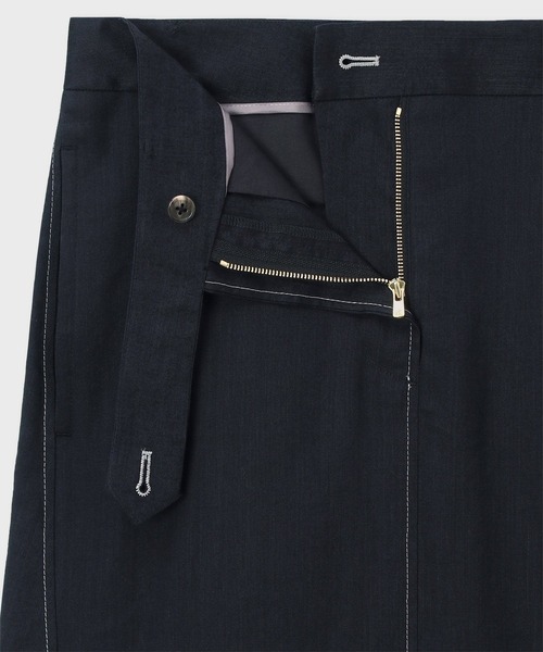 Paul Smith(ポールスミス)の「ウィメンズ レーヨンリネン マーメイド スカート / 155050 237SN(スカート・レディース・ネイビー・38/40)」の3枚目の写真