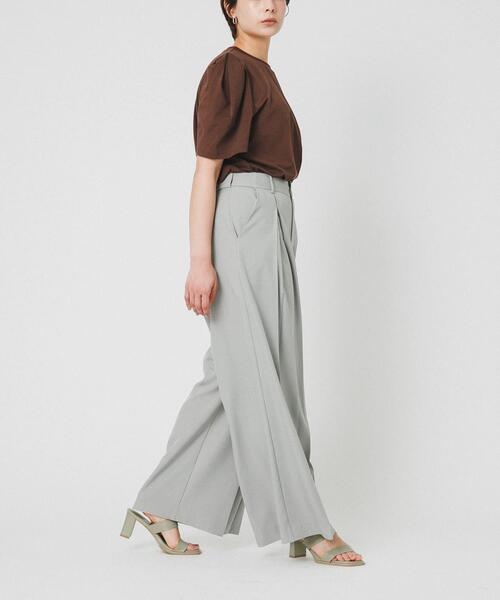 LAATO（ラート）の「lantern t shirts（Tシャツ/カットソー・レディース・ブラック/ブラウン・FREE）」の5枚目の写真