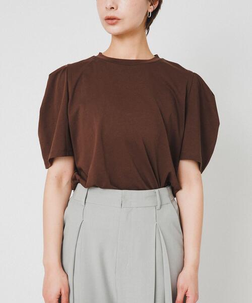 LAATO（ラート）の「lantern t shirts（Tシャツ/カットソー・レディース・ブラック/ブラウン・FREE）」の7枚目の写真