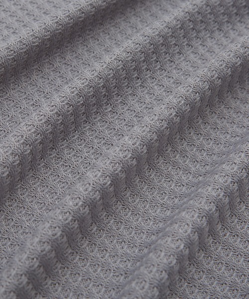 improves（インプローブス）の「ワッフル素材 半袖Tシャツ（Tシャツ/カットソー・メンズ・ブルー/グリーン/ラベンダー/ブラック/ライトグレー・MEDIUM/LARGE）」の9枚目の写真