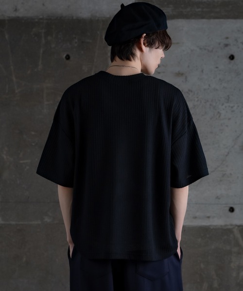 【関税送料込】 BOSS ワッフル素材 Tシャツ ＆ ハーフパンツ SLOW＆MELLOW セットアップ メンズ ワッフル 素材 上下セット T