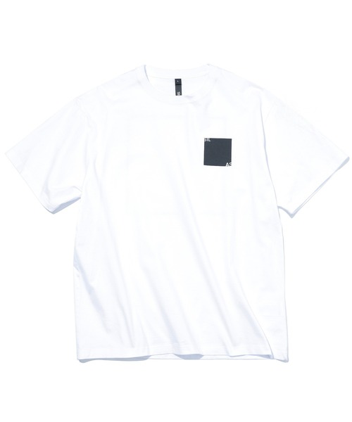 SILAS(サイラス)の「OUTLINE SQUARE S/S TEE(Tシャツ/カットソー・メンズ・ホワイト/チャコール/ブラック・M/L/XL)」の2枚目の写真