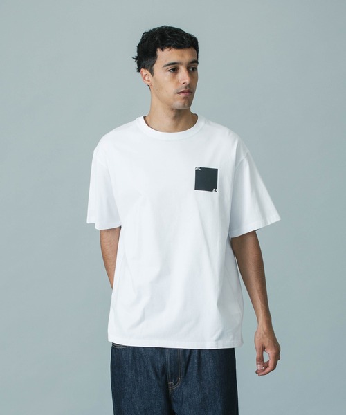 SILAS(サイラス)の「OUTLINE SQUARE S/S TEE(Tシャツ/カットソー・メンズ・ホワイト/チャコール/ブラック・M/L/XL)」の6枚目の写真