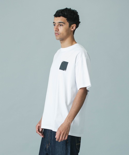 SILAS(サイラス)の「OUTLINE SQUARE S/S TEE(Tシャツ/カットソー・メンズ・ホワイト/チャコール/ブラック・M/L/XL)」の7枚目の写真