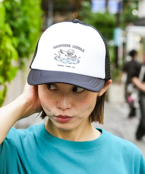 Graphic Print MESH CAP ブラザーマールグラフィックプリント