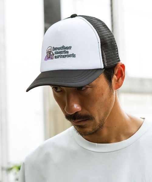 ANTIMID mesh cap メッシュキャップ　ホワイト Amazon | スミス(SMITH LTD) キャップ エアーメッシュキャップ