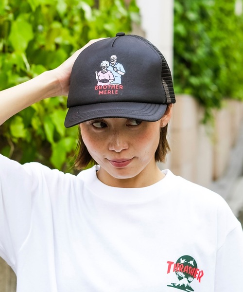 韓国ブランド [MOCMALA] START DRINKING MESH CAP KANGOL/カンゴール】SMU LOGO TRUCKER MESH CAP