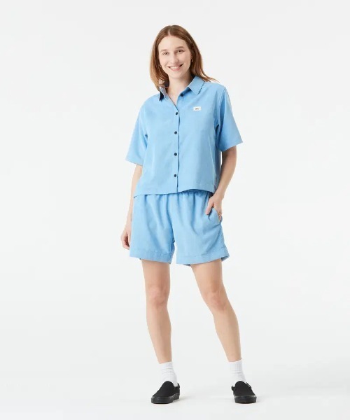 PICTURE ORGANIC CLOTHING(ピクチャーオーガニッククロージング)の「【PICTURE/ピクチャー】SESIA CORD SHORTS ストレッチ 吸湿速乾 ショーツ(その他パンツ・レディース・ブルー系その他・SMALL/MEDIUM)」の2枚目の写真