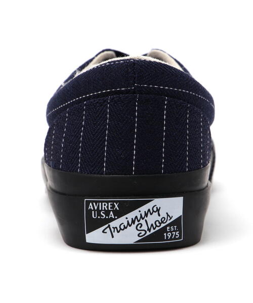 AVIREX（アヴィレックス）の「《直営店限定》NAVY TRAINING SHOES "STRIPE" / ネイビー トレーニング シューズ / AVIREX / アヴィレックス（スニーカー・メンズ・ネイビー/ホワイト系2・10/8/9）」の9枚目の写真