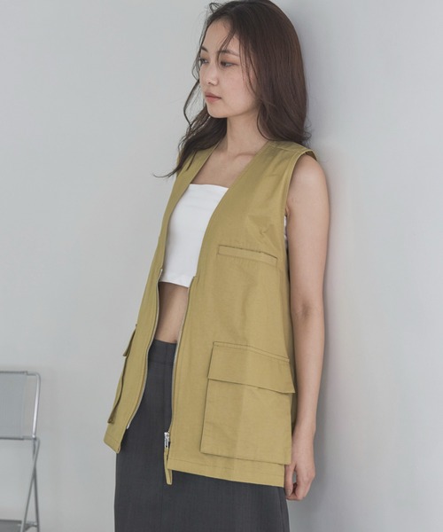 feepur(フェピュール)の「カップ付き2wayブラトップ(キャミソール・レディース・ブラック/オフホワイト・MEDIUM)」の16枚目の写真