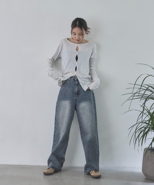 feepur(フェピュール)の「カップ付き2wayブラトップ(キャミソール・レディース・ブラック/オフホワイト・MEDIUM)」の4枚目の写真