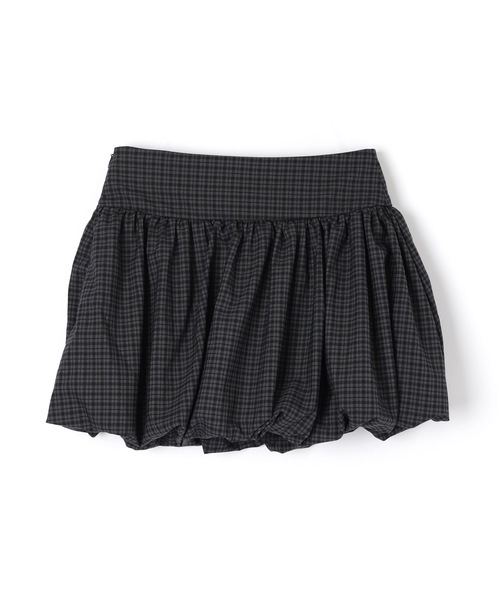 M DOLLY（エムドリー）の「check balloon skirt/チェックバルーンスカート（スカート・レディース・ダークグレー/ベージュ・S/M）」の16枚目の写真