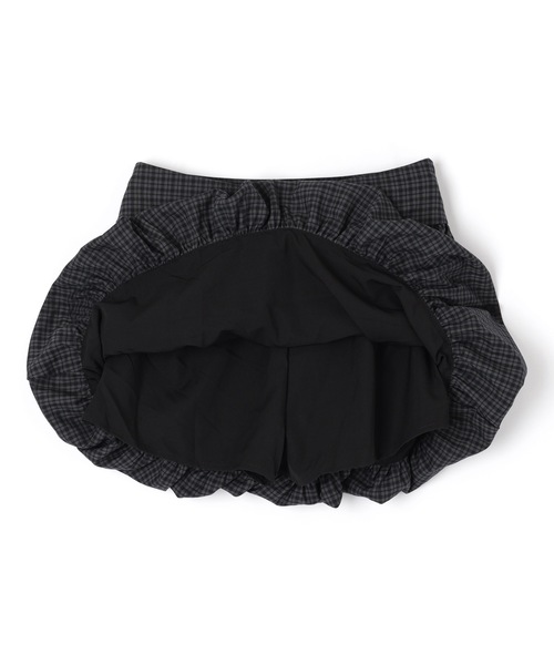 M DOLLY（エムドリー）の「check balloon skirt/チェックバルーンスカート（スカート・レディース・ダークグレー/ベージュ・S/M）」の17枚目の写真